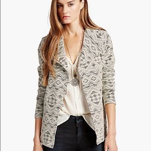 Lucky Brand Aztec Blazer